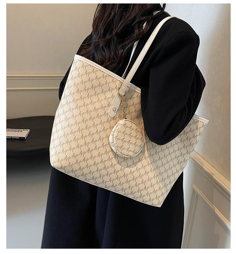 Retro Damen Tragetasche mit großem Fassungsvermögen - 2025 Modische lässige Pendler-Schultertasche