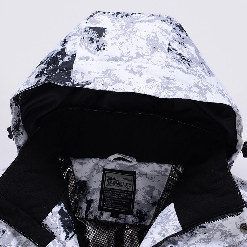 2022 Multi-Pocket Hooded Ski Suit - Windproof & Waterproof