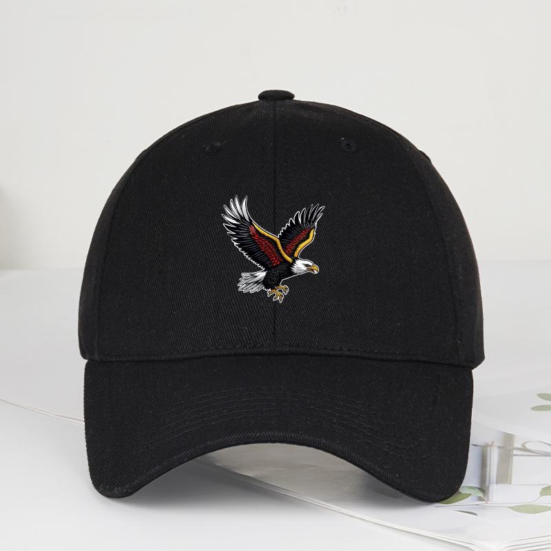 MLFO Eagle SoftTop Baseball Cap Bold Patriotic Retro Style Daily Commute Outdoor Hiking For Patriotic Enthusiasts Holiday Gif