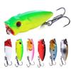 6PCS 3.5CM 2.7GMicro-object Water-wave Action Surface Fishing Lure, Hard Lure, Noise-making Bait, Freshwater Bass Lure, New Mode
