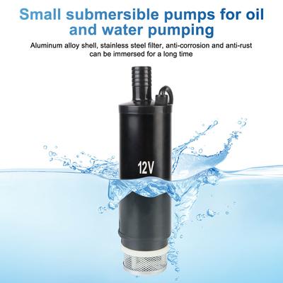 With Switch 3m Tube Hose Submersible Pump Water Pumps 50L/min 12V Electric Gasoline Diesel Filler Car Refueling Fuel Oil Pump