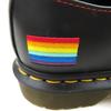 Makellose Dr.Martens Lederschuhe 1461 für PRIDE schwarzes Leder Damen Gebraucht