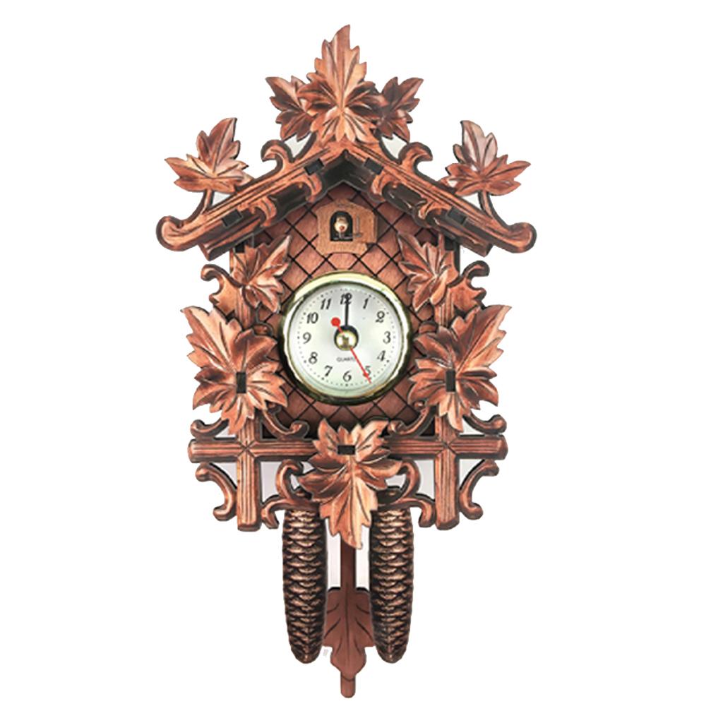 Carved Cuckoo Wall Clock Pendulum