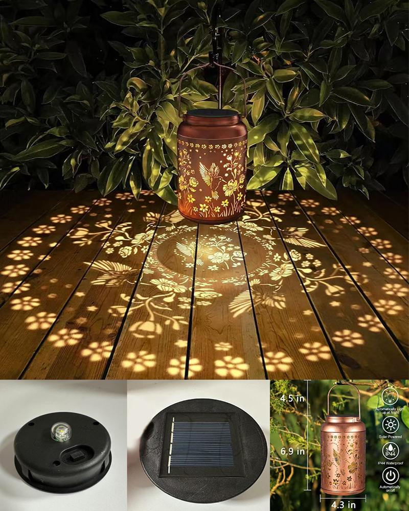 1 PCS Hummingbird Solar Lantern Outdoor Battery Powered Waterproof LED Lights for Garden Yard Patio Decor Holiday Gift