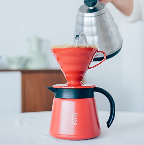 HARIO V60 Filter Coffee Dripper VDR-01-R 1-2 Cup