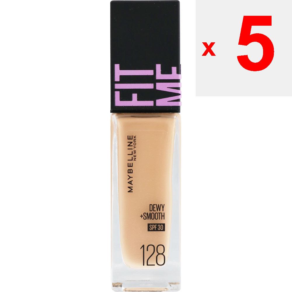 MAYBELLINE NEW YORK Maybelline Fit Me Liquid Foundation D N128 Skin Makeup After Conditioning the Skin with Lotion and Primer, Take an Appropriate Amo