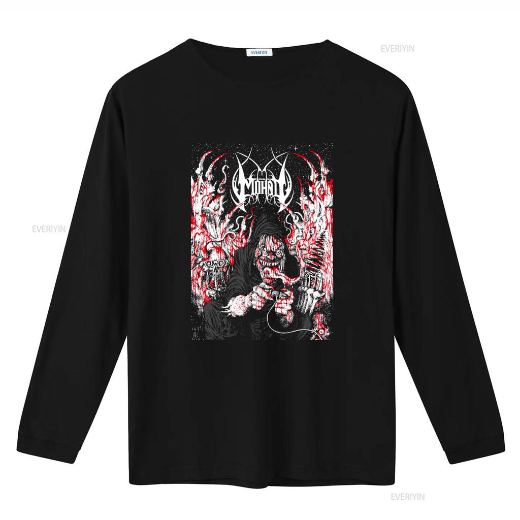 MONAD DRUID T Shirt XXL Navy Blue Breakcore Grindcore Gabber Death Metal IDM Gothic Horror Print Vintage Washed Stylish