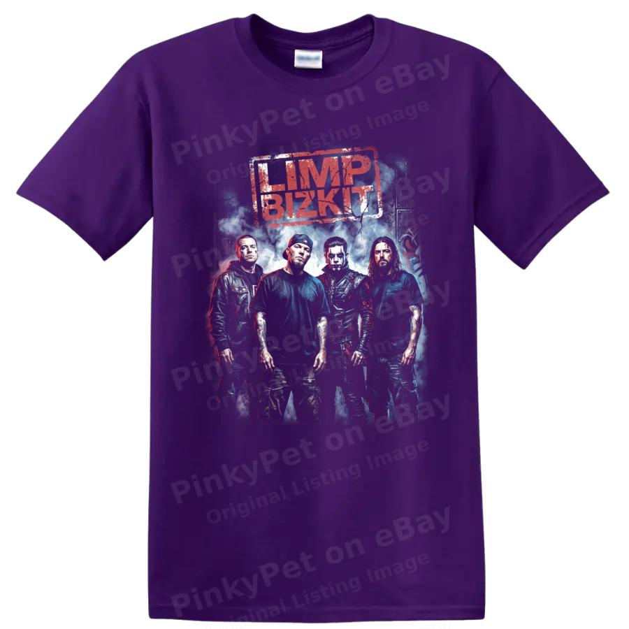 Limp Bizkit Nu Metal Bandmitglieder Poster Grafik T-Shirt Konzert Fan T-Shirt Stil