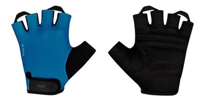FORCE LOOK Short Finger Cycling 80849 Gloves, Blue, Large,