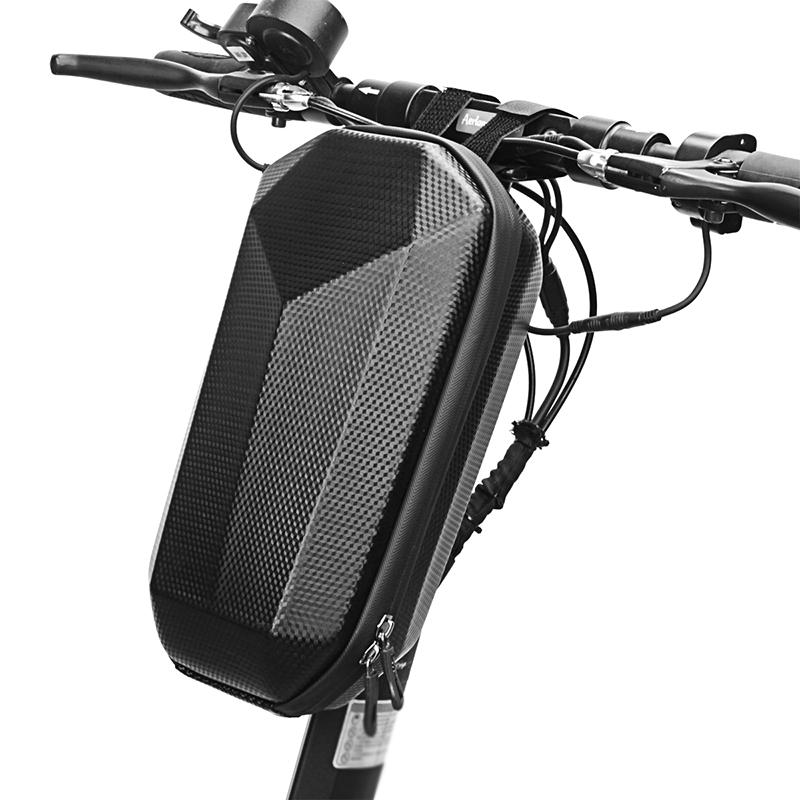 Electric Scooter Bag Storage Electric Bike Handlebar Bag Scooter Storage Bag With Large Capacity Waterproof Front Handlebar Bag
