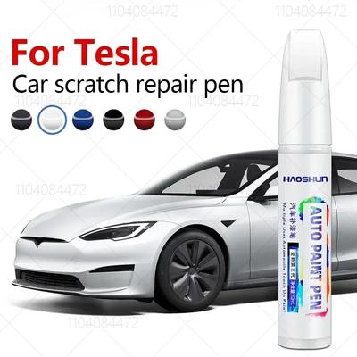 Per Tesla Model 3 Y X S Penna per Riparazione Graffi Vernice Auto Vernice di Ritocco Accessori Nero Bianco Perla Argento Blu Mare Profondo Rosso