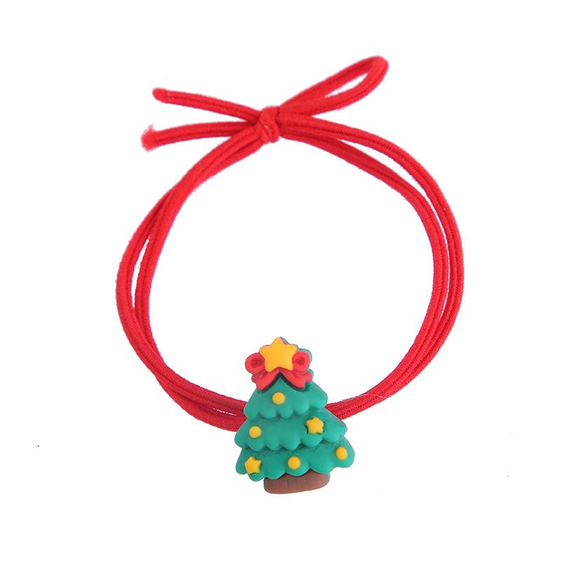 Girls' Christmas Santa Claus Hair Ties - Festive Headwear & Small Gifts