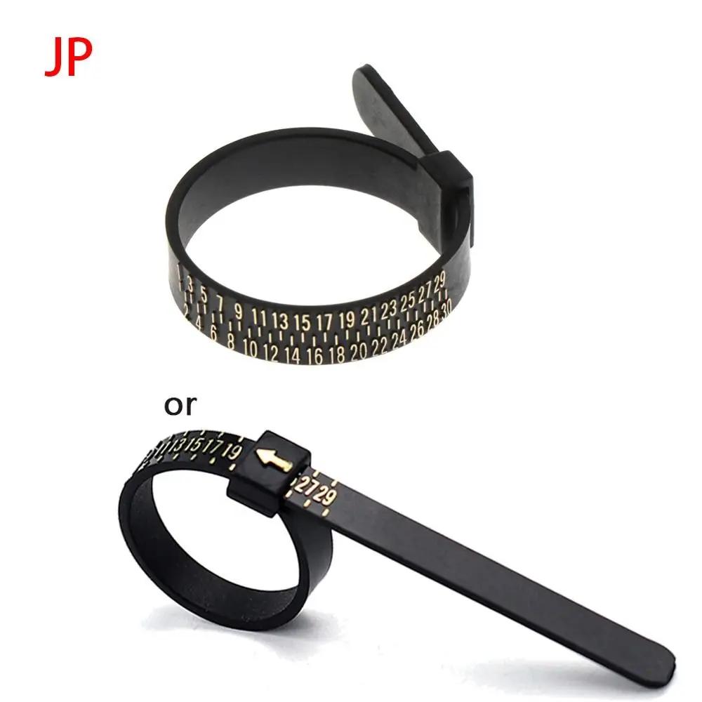 Men and Womens White/Black British/American UK/US/EU/JP Finger Gauge Genuine Tester Ring Sizer Measure Wedding Ring Band