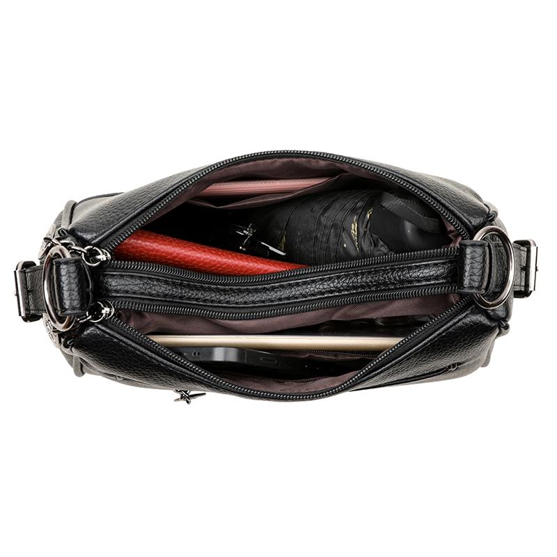 Women's Bag Soft Leather Shoulder Crossbody Bag Underarm Handbag