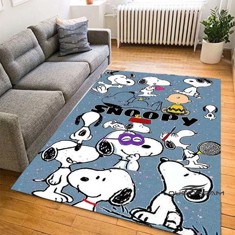 

Various styles of cartoon Snoopy rugs – perfect as a bedroom playmat, living room rug, and home décor. 60x90cm