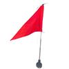 Kayak Canoe Boat Safety Flag with Base Mount and Stainless Steel Adjustable Pole Universal Kayaking Warning Flag 7