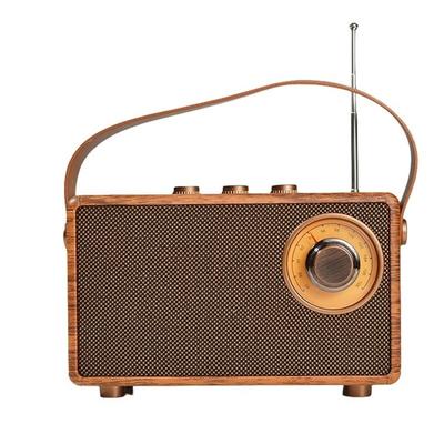 ABUO-Retro Portable Wireless Bluetooth Speaker High-Quality Powerful Stereo Sound Box Vintage FM Rechargeable MP3 Player