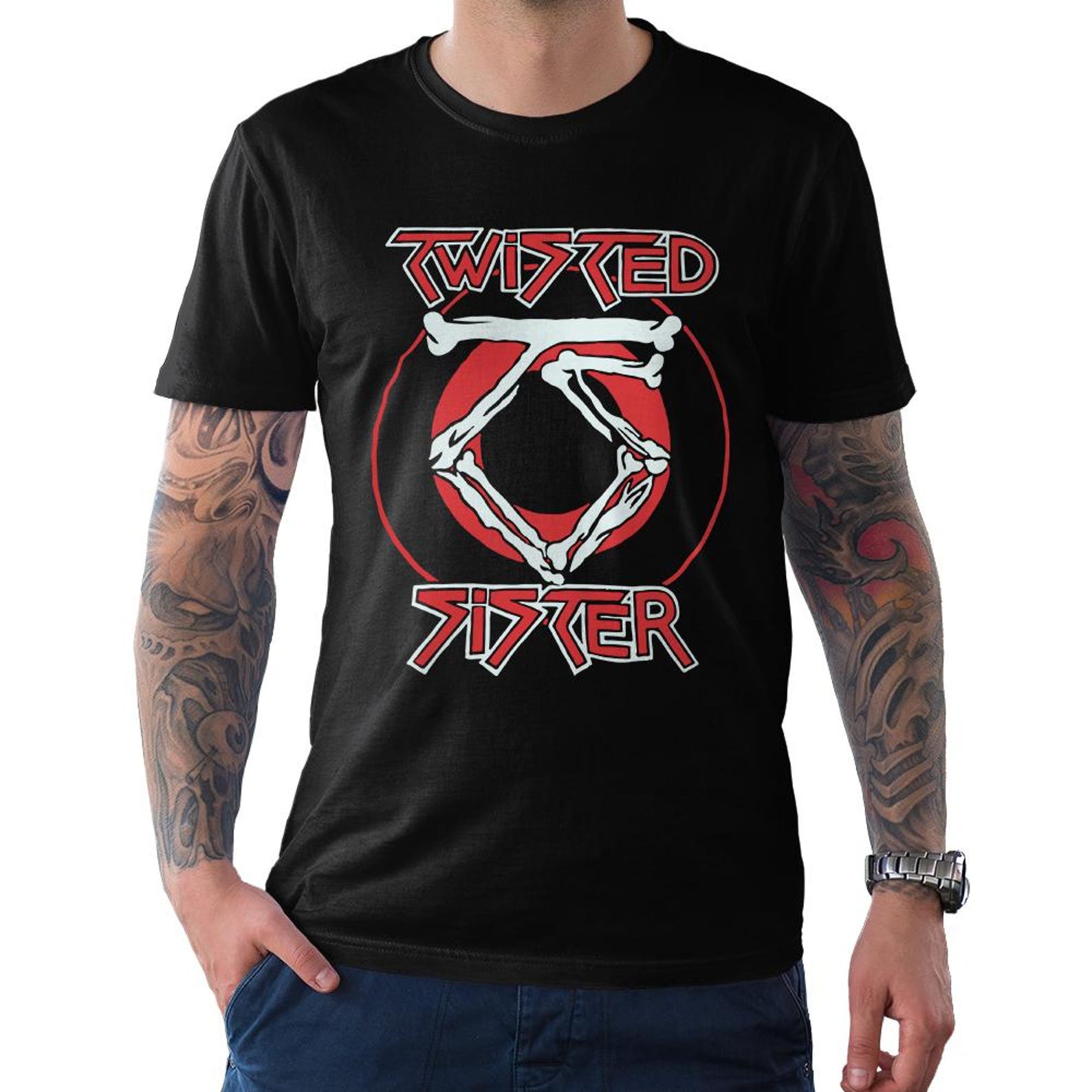 Twisted Sister T-Shirt, Men s and Women s Sizes Tee 2XL