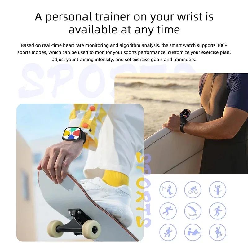 New For iPhone Android Smart Watch Men Women Heart Rate Blood Pressure Fitness Tracker Bluetooth Call Smartwatch Man