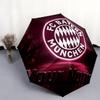1 PC Automatic Folding Umbrella - FC Bayern Munchen Custom Name Pattern, Portable & Foldable Design with 8 Ribs, Christmas Birthday Gifts