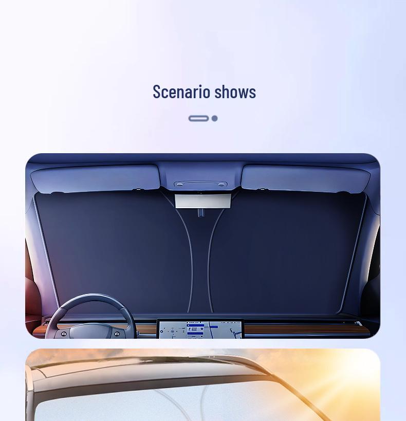 Geely Car Sunshade Umbrella for Heat Insulation and Sun Protection (Xingrui, Xingyue, LS Boyue, Emgrand GS, Binyue, Borui, Binrui)