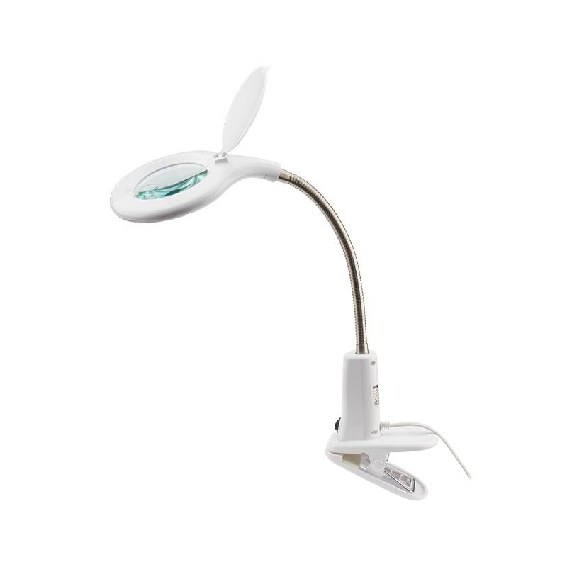 

Лупа Rexant Desktop 3d 12d с 60 светодиодной подсветкой Прищепка белая 31-0244