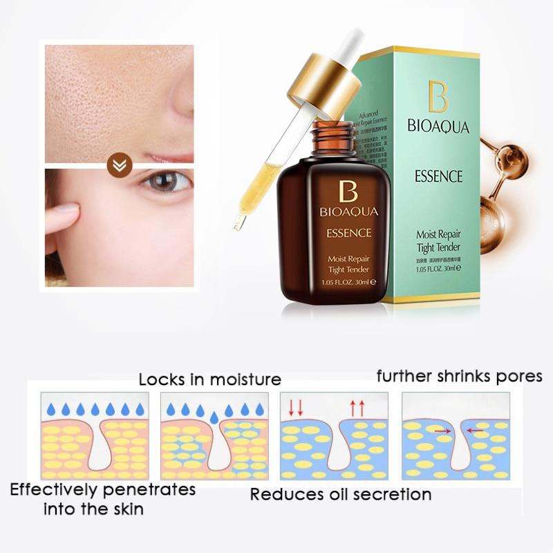30ml Fruktsyre Ansiktshudserum Krympe porer Essens Fuktighetsgivende Hudpleie Reparasjon Whitening Anti-aldring Skjønnhetsprodukter