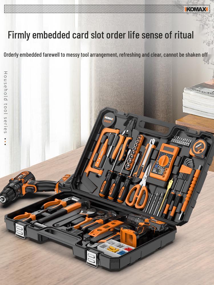 Multifunctional Electrician Repair Kit with Impact Drill