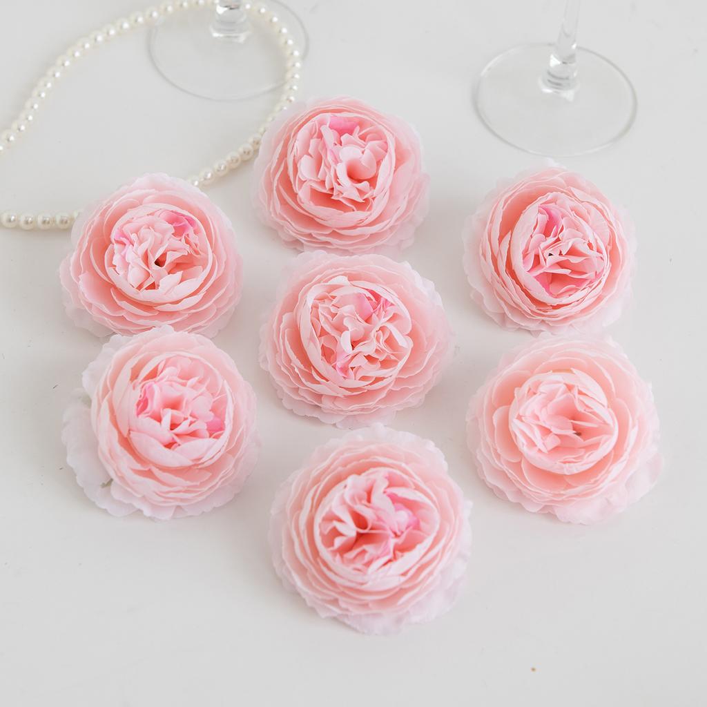 Artificial Flower Silk Peony Stem Combination Outdoor Courtyard Wedding Bridal Bouquet Home Room Holiday wreathDiy Box Decoratio