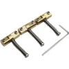 Guyker Brass Compensated Bridge Saddles Set of 3-10.8mm Barrel In-Tune Bridge Saddle with Wrench Compatible with Vintage-style Tele TL Electric