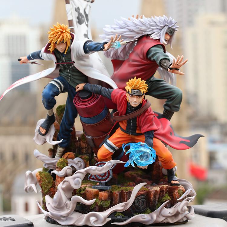 

NARUTO Shippuden Figure Naruto Uzumaki Uchiha Itachi Uchiha Obito Anime PVC Action Figure Toy GK Statue Collectible Model Doll (As shown-2902)-