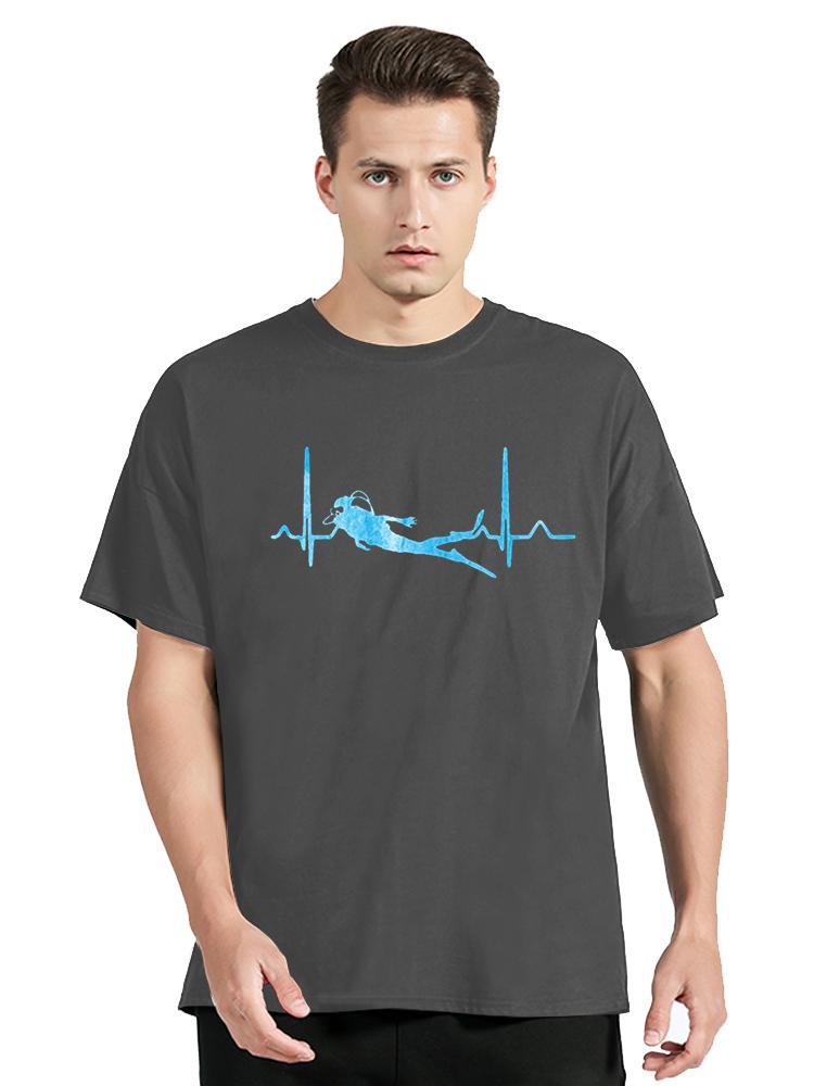 Scuba Dive T-Shirt Summer Fashion Casual Graphic Cotton T Shirt Clothing Oversized Unisex Fitness tshirt Tops Tees