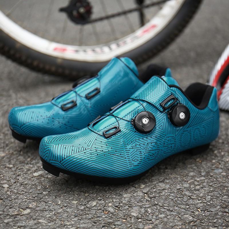 Unisex Cycling Shoes Mountain Road Bike Riding Breathable Hard Sole Nylon Locking Pedal Compatible