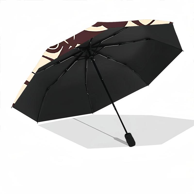 1pc Mario Adventure Automatic Open/Close Folding Umbrella, Windproof 8 Rib Construction, Lightweight Travel Umbrella for Women/Men, Ideal Gift,