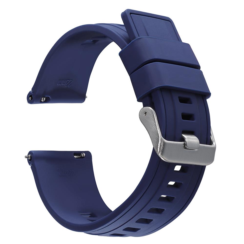 18mm 20mm 22mm Silicone Strap Waterproof Sport Bracelet for Samsung Galaxy Soft WatchBand for Huawei Gt2 Gt3 for Men Women
