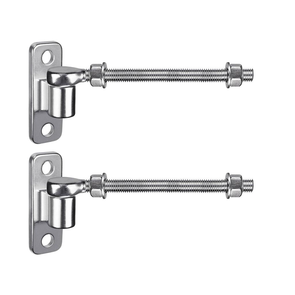 Steel Bolts Door Hinge Easy Install Gate Hinges Adjustable Bolt Hinges Heavy Duty Door Hinges for Various Doors & Gates