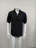 Men's Plus Size Long-Sleeved Linen-Cotton Shirt - Solid Color, Loose Fit
