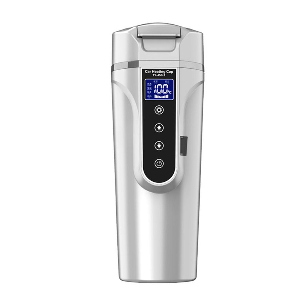 Vehicle Heated Water Cup Electric Kettle Heat Preservation 12.0V Car 24V Truck Household Vehicle Water Heaters