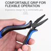 1pc Non-Damaging Flat Nose Binding Hook Pliers for Wire Pulling and Jewelry DIY Crafting Multi- Hand Tool