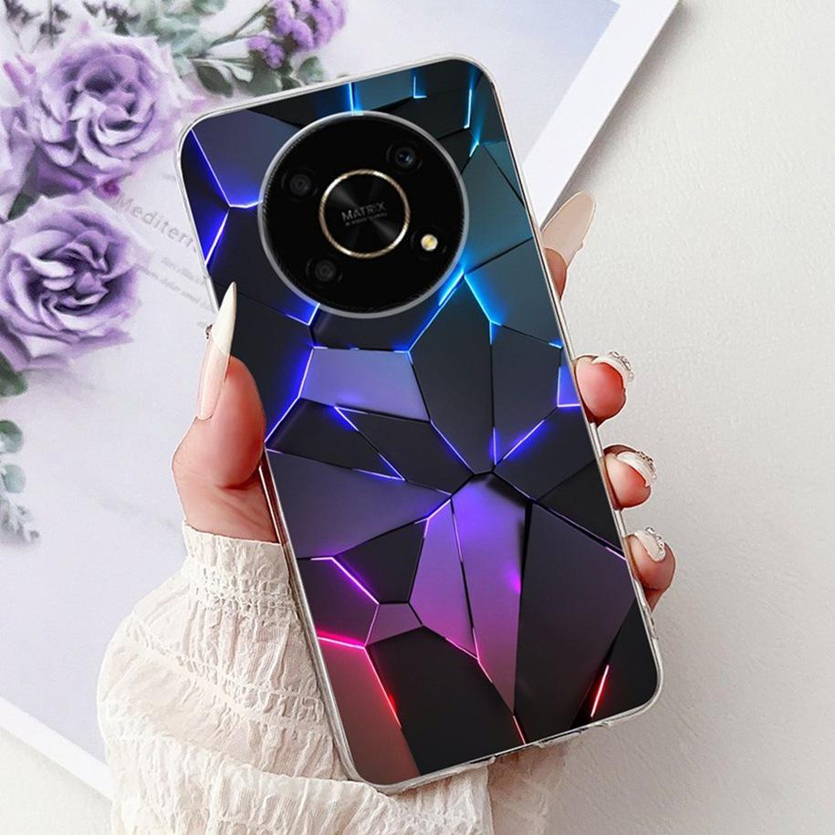 Silicone Case For Honor Magic 4 5 6 Lite Cover Popular Flower Butterfly Soft Slim TPU Back Cover For Honor Magic6 Lite Protector