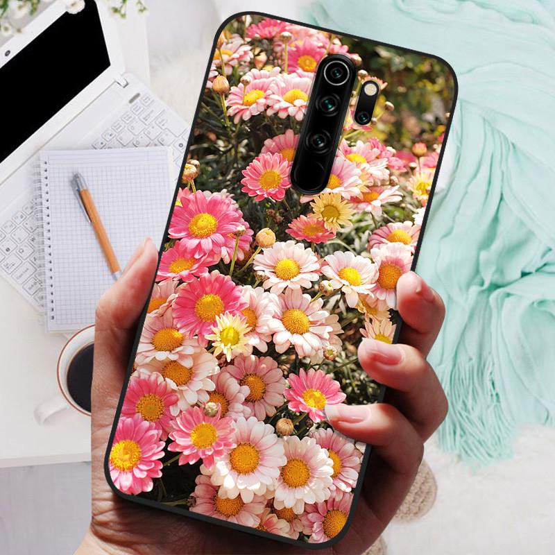 Phone Cover For Xiaomi Redmi Note 8 Pro Case Silicone Lovely Black Bumper Soft TPU Coque for Redmi Note8 Pro 8Pro Shells Fundas