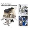 Cow Milk Collector 300ml Milking Claw Cluster with Stainless Steel Base & Transparent Cover Suitable Durable and easy to operate
