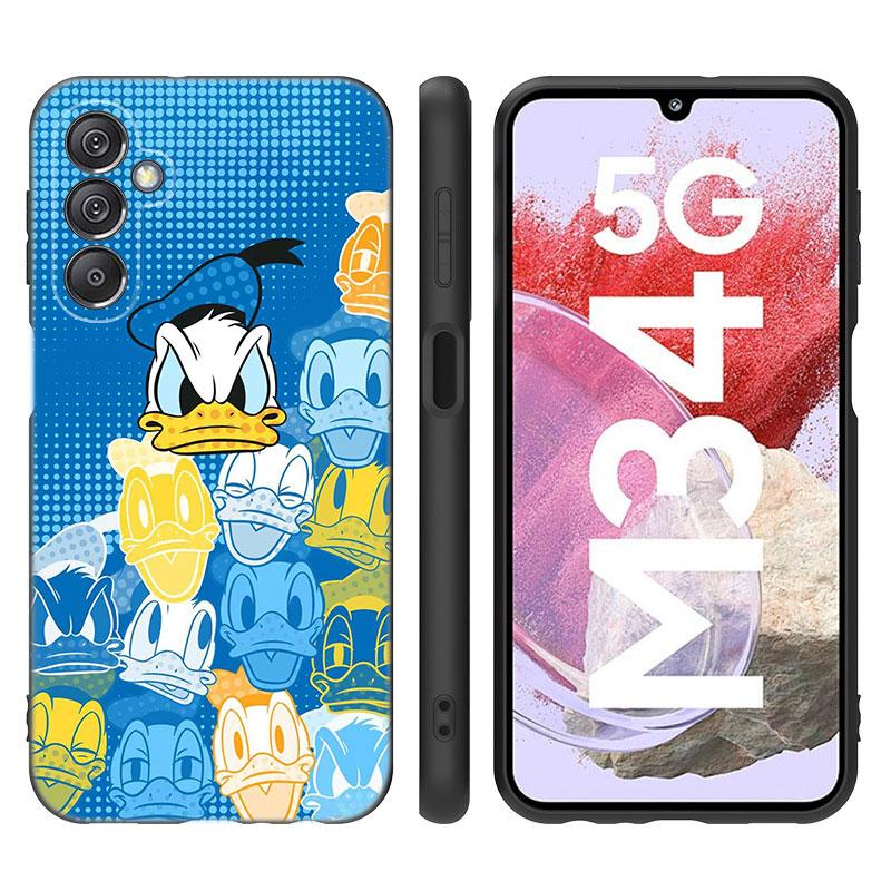 D-donald Duck Phone Case For Samsung Note 10 Lite 20 Ultra M04 M13 M32 4G M14 M33 M34 M42 M52 M53 M54 M55 5G M11 M12 M21 M31 M51