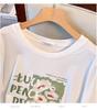 Women's Plus Size Loose Fit Mid-Length Short-Sleeve Round Neck T-Shirt (Sizes 200-350 Jin)