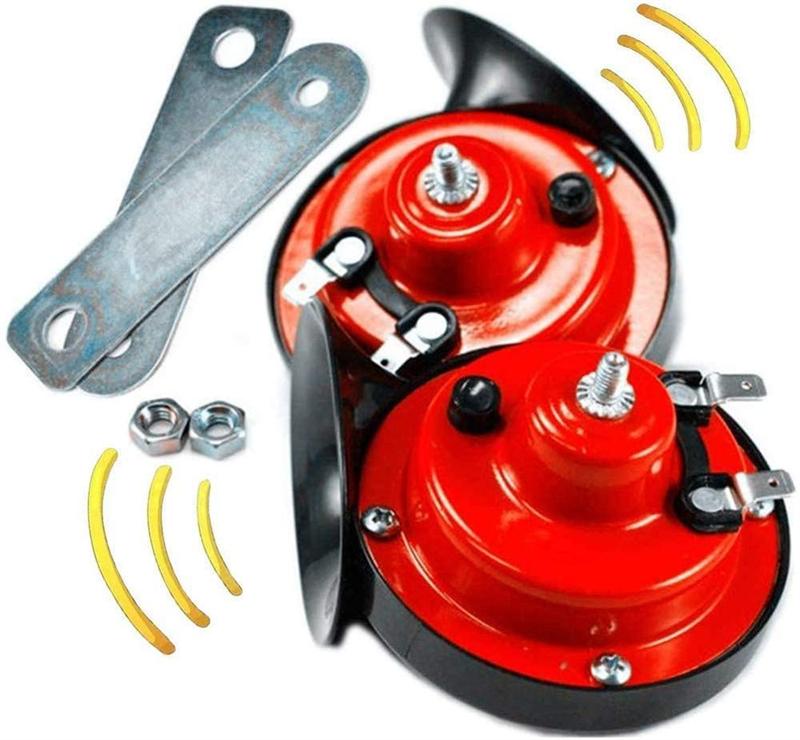 2 BUC 300DB Claxon Electric Melc Puternic Claxon Auto Claxon Auto 12V Trompetă Claxon Super Tren Pentru Camion Mașină Barcă Motocicletă Vehicul Claxon