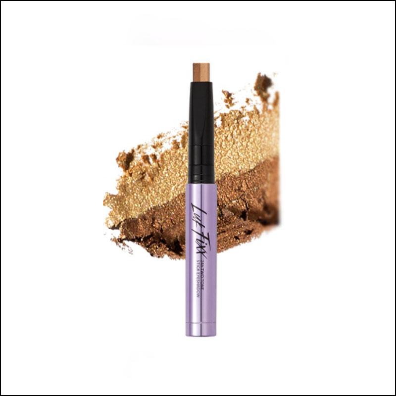 Luk Fixx 24Hours Two Tone Stick Eye Shadow 1.05g / #Beige Brown / exp 2027.02.13