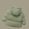 Children's Winter Down-Filled Jacket: Thickened Hooded Warm Coat for Babies