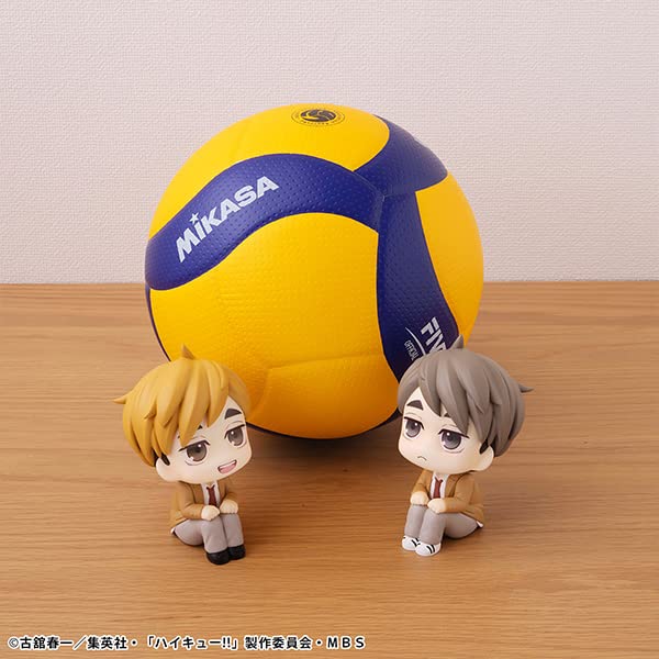 Look Up Haikyu Miya Osamu Approx. 110mm PVC Painted Movable Figure