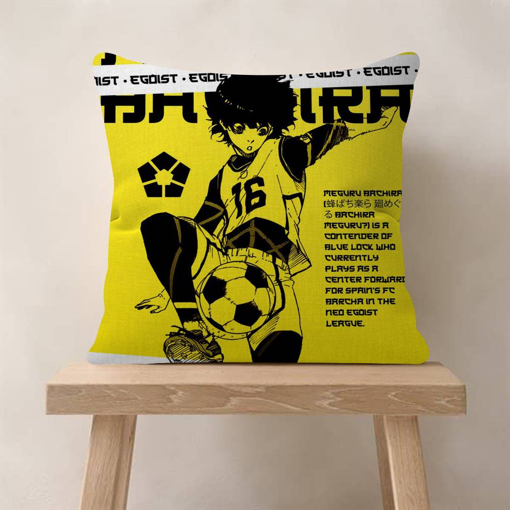 Anime Bachira Meguru Pillow Anime Pillow Sofa Bed Head Pillow Cover Cushion Cover Fashion