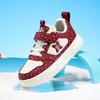 Girls board shoes 2025 spring and autumn new leather waterproof children's casual shoes boys school versatile sports shoes